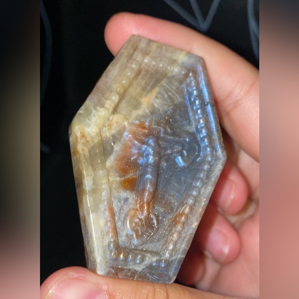 ❤️Cross Sunstone Moonstone Talisman Crystal